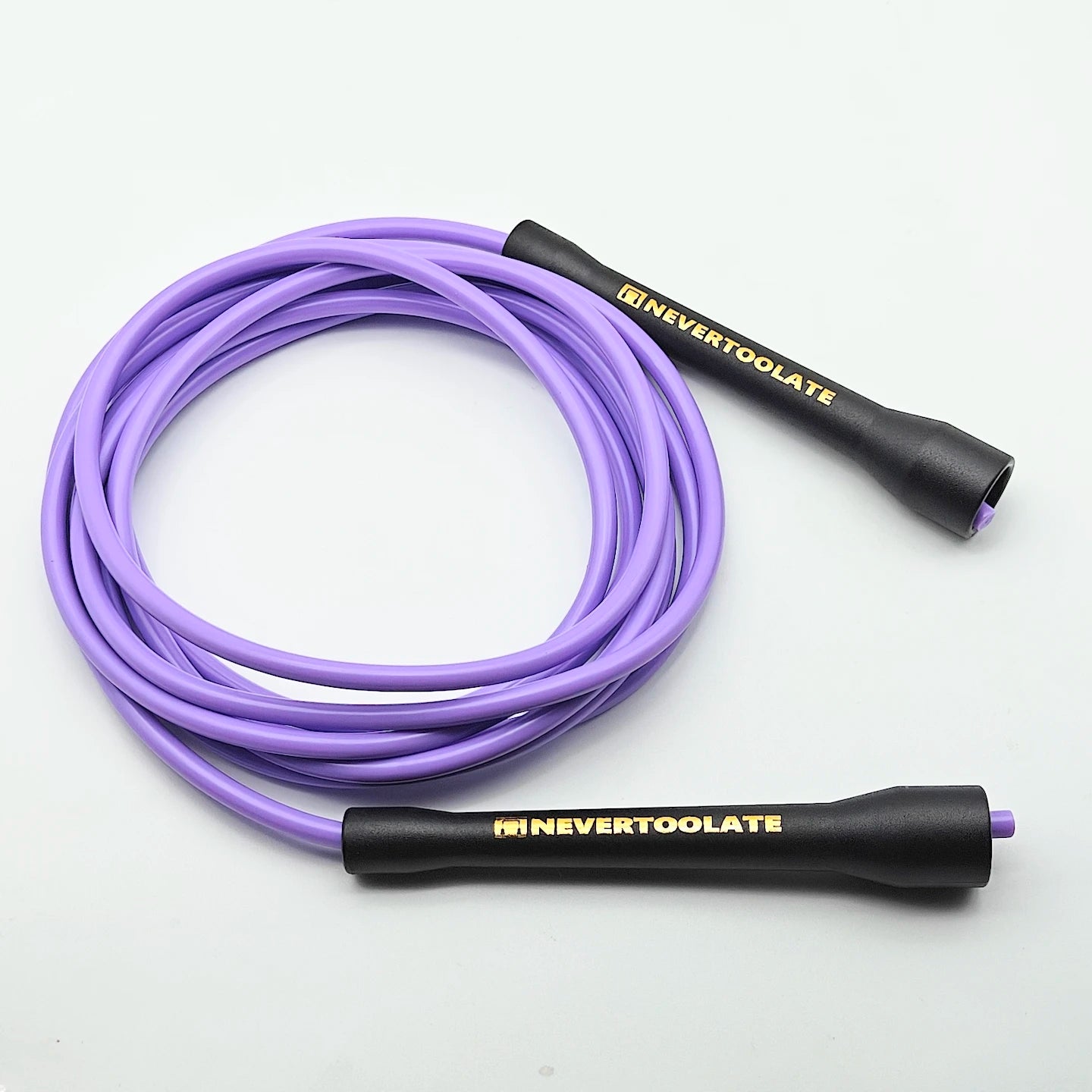 NEVERTOOLATE BOXING ROPE  fitness nylon core pvc 6mmx3.2m skip jump rope double under smooth outlet backup rope overgrip