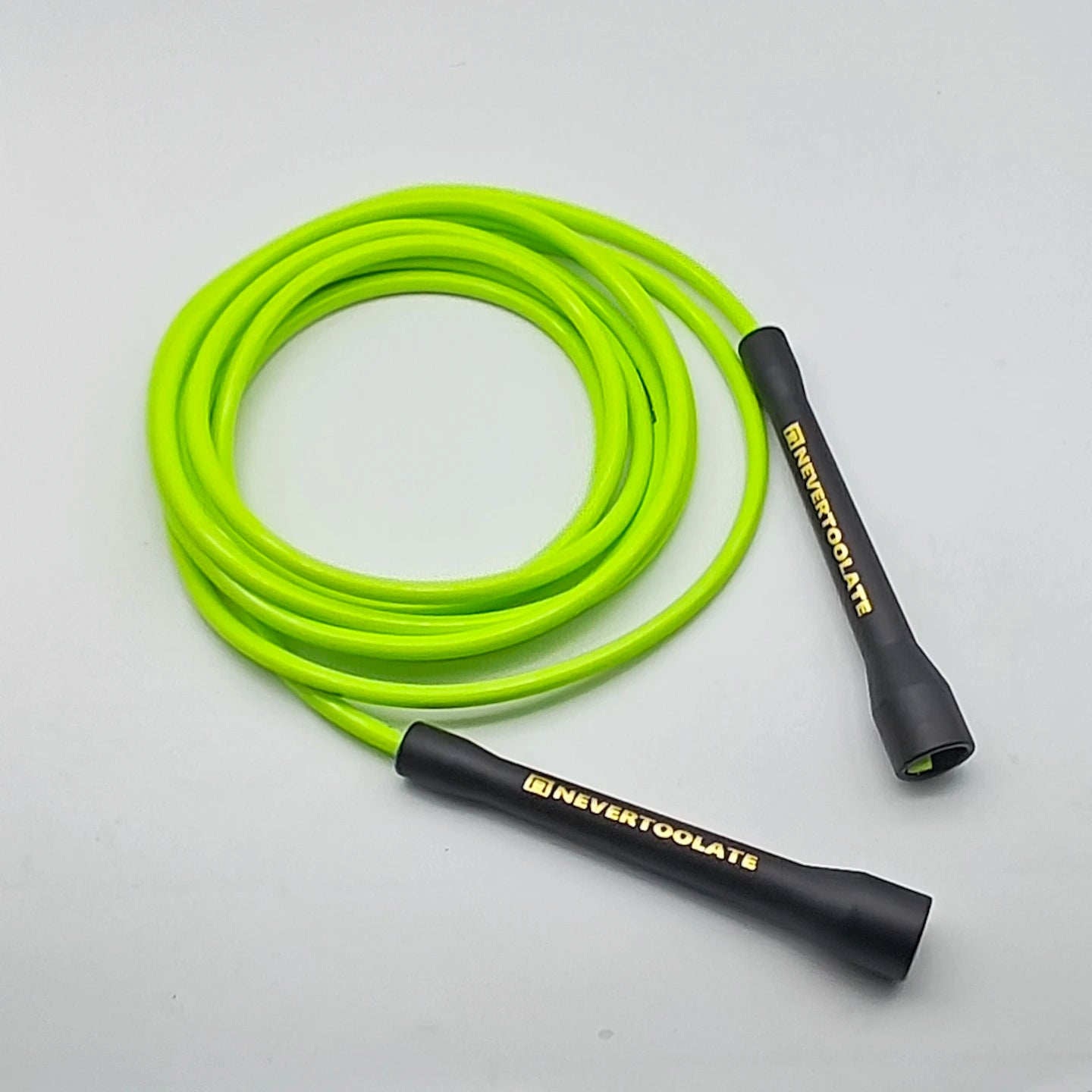 NEVERTOOLATE BOXING ROPE  fitness nylon core pvc 6mmx3.2m skip jump rope double under smooth outlet backup rope overgrip